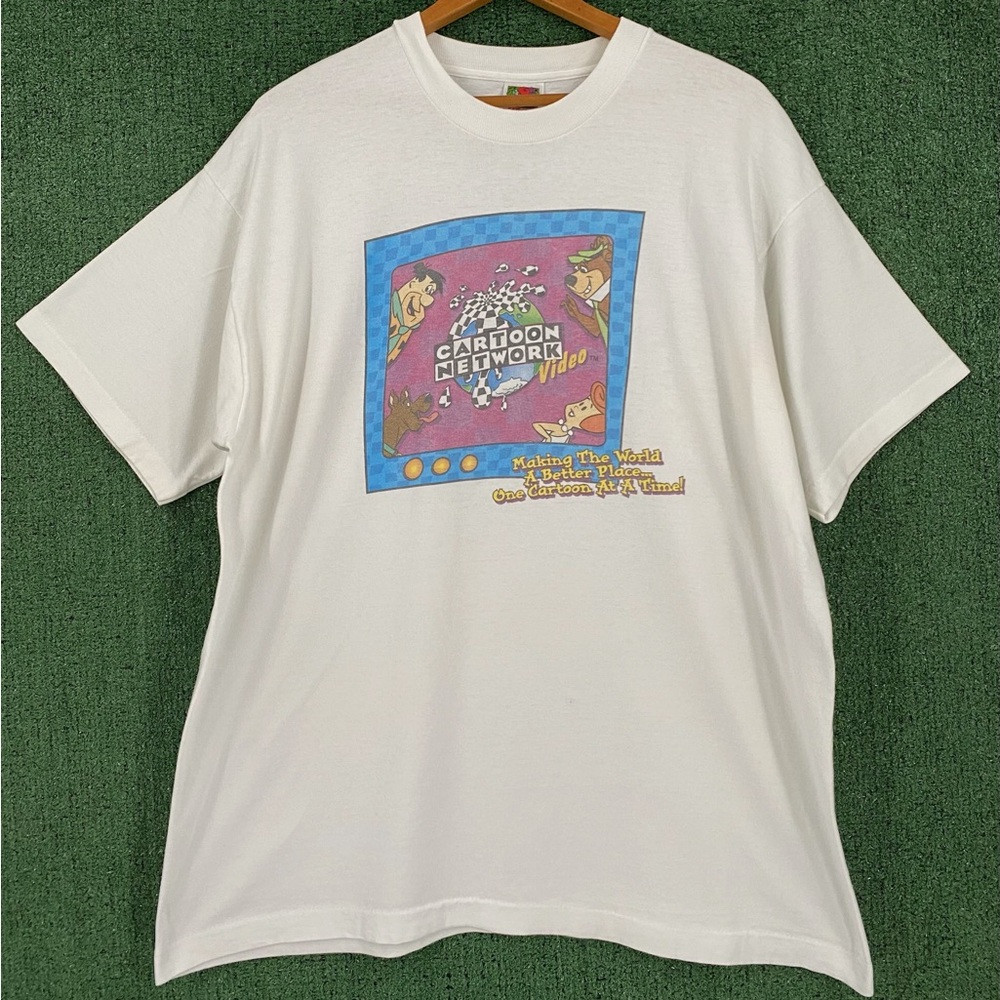Rare Vintage 90’s Cartoon Network Video Promo Single Stitch T-Shirt Men’s SZ XL